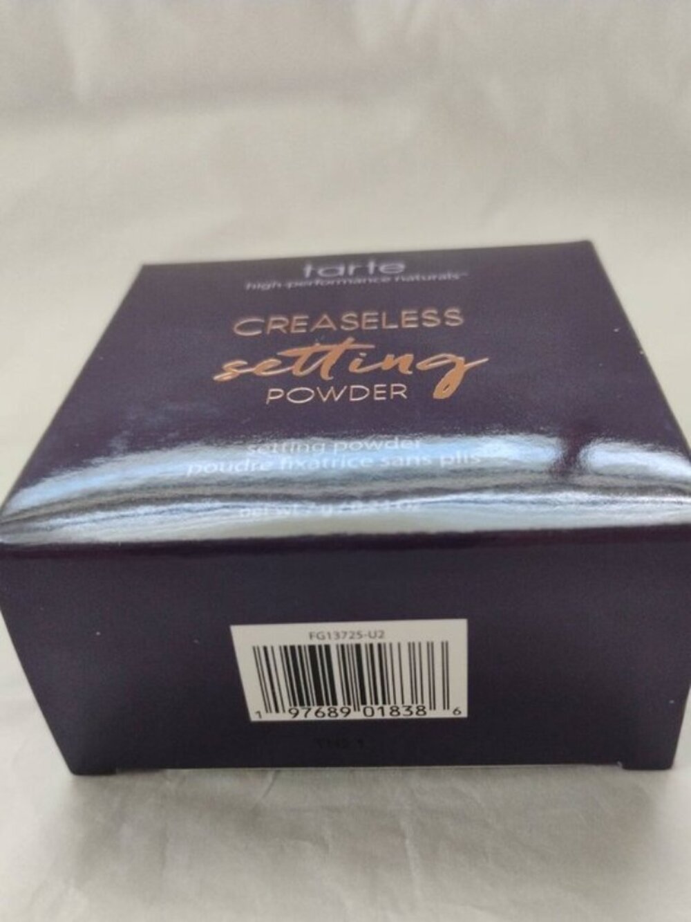 tarte Yellow Creaseless Undereye Loose Setting Powder- NWT - Full Size 0.24 oz